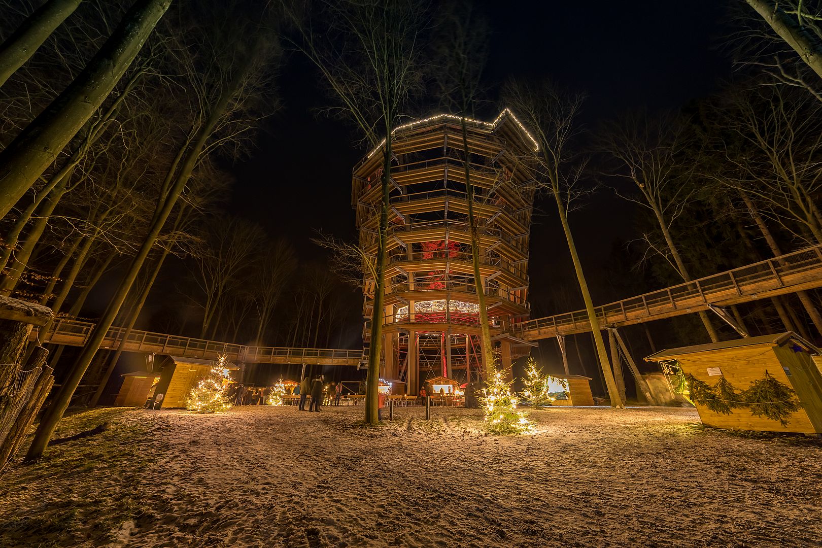 Weihnachtsmarkt am Baumwipfelpfad